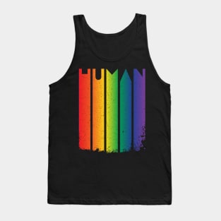 Human and Valid Gay Pride Tank Top